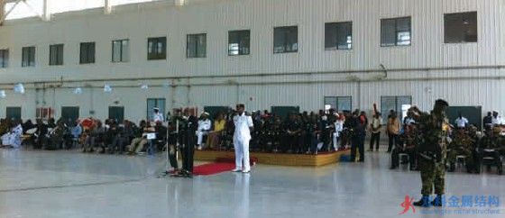 多維鋼構(gòu):加納國防部空軍機庫項目勝利竣工